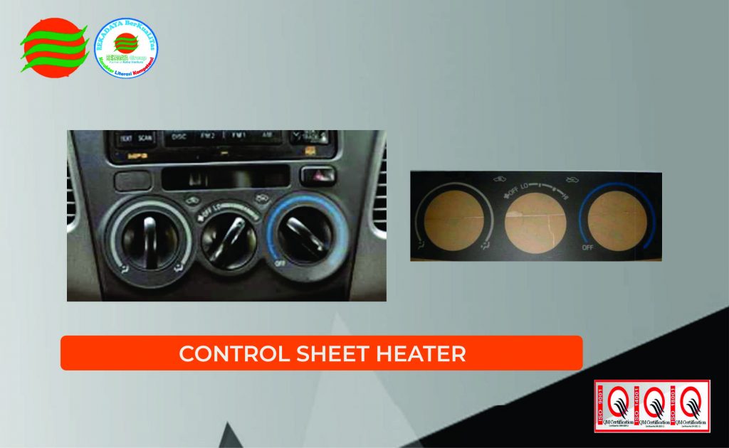 PRINTING - CONTROL SHEET HEATER 1